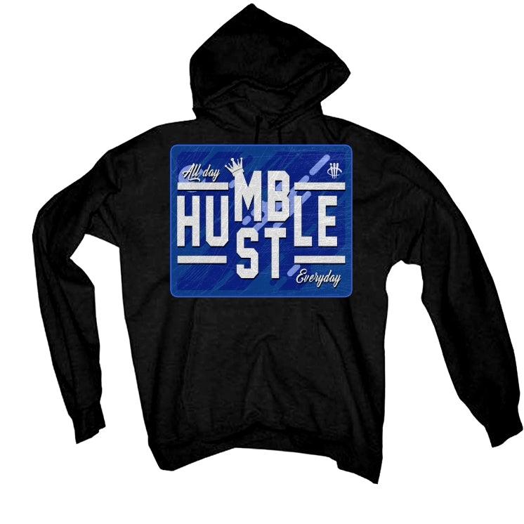 AIR JORDAN 14 “HYPER ROYAL” Black T-Shirt (ALWAYS HUSTLE) - illCurrency Sneaker Matching Apparel