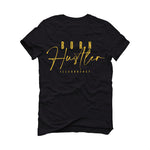 Air Jordan 12 “Black Taxi” Black T-Shirt (Born Hustler)