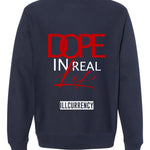 The Air Jordan 1 Mid SE "USA" | illCurrency Navy Blue T-Shirt (DOPE)