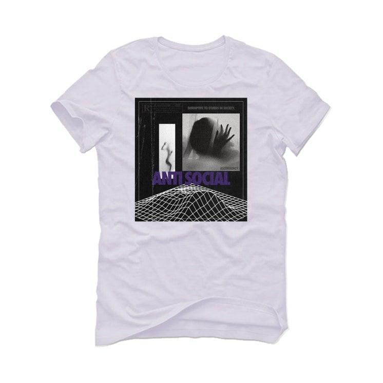 Air Jordan 13 “Court Purple” White T-Shirt (ANTI SOCIAL) - illCurrency Sneaker Matching Apparel