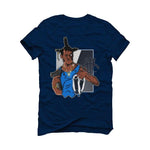 Air Jordan 13 “Obsidian” 2021 Navy Blue T-Shirt (LOC DOG) - illCurrency Sneaker Matching Apparel