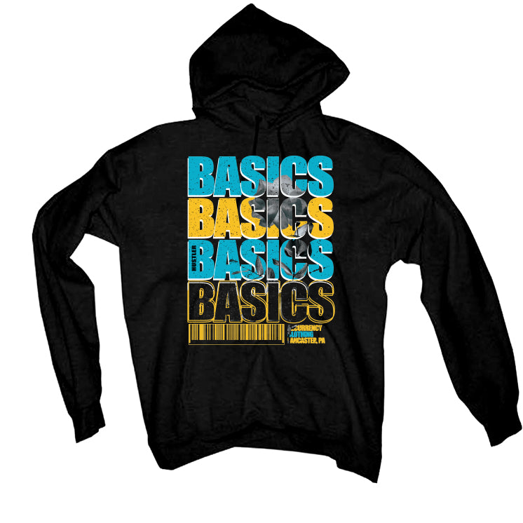 Air Jordan 5 “Aqua” Black T-Shirt (BASICS)