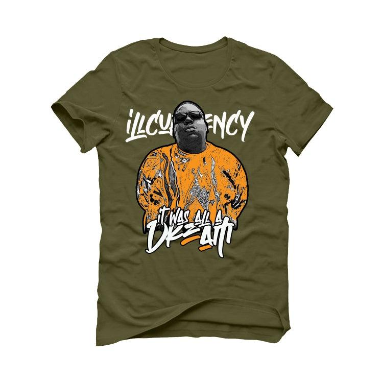 Air Jordan 3 “Patchwork” Military Green T-Shirt (Was all a dream) - illCurrency Sneaker Matching Apparel
