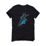 Air Jordan 13 “Black UNC” Black T-Shirt (SPLASH UNC)