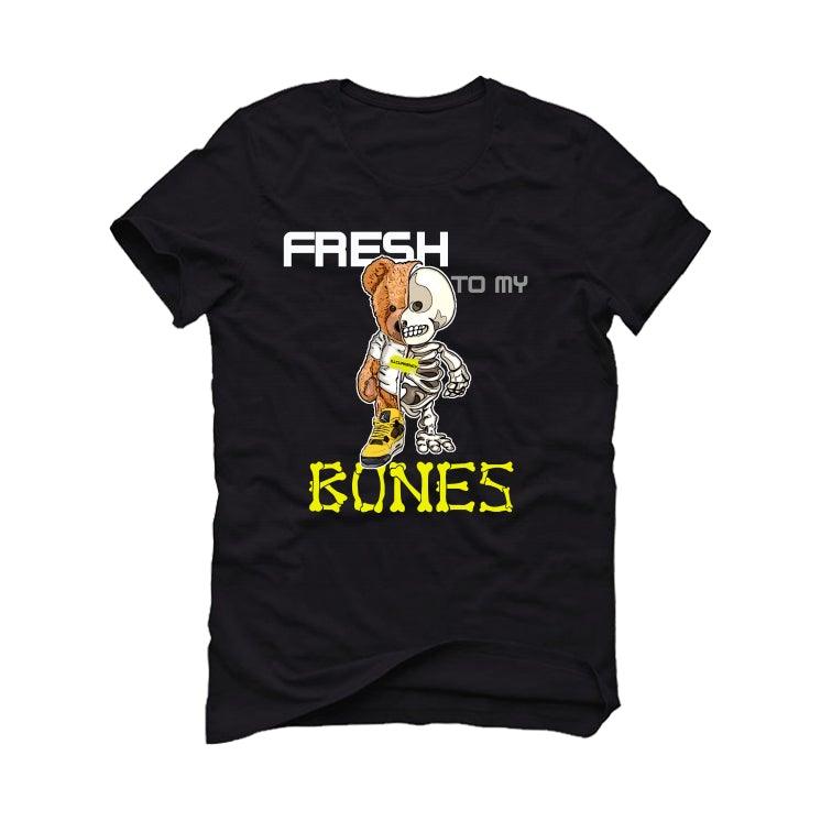 Air Jordan 4 “Lightning”2021 Black T-Shirt (Fresh to my bones) - illCurrency Sneaker Matching Apparel