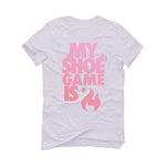 Air Jordan 5 Low “White/Desert Berry”I ILLCURRENCY White T-Shirt (MY SHOE GAME)