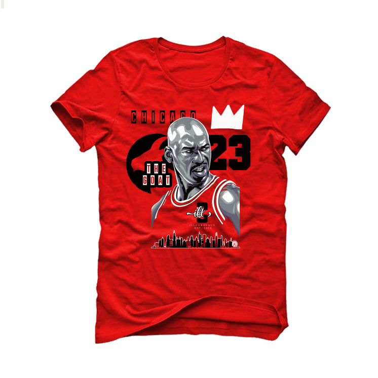 Air Jordan 9 “Chile Red” Red T-Shirt (The Goat)