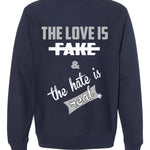 Air Jordan 6 “Midnight Navy” | illCurrency Navy Blue T-Shirt (Love is Fake)