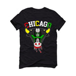 Jordan 13 Playoffs Black T-Shirt (Bulls Playoffs)