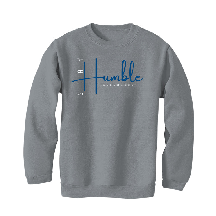 Air Jordan 1 High OG “True Blue” Grey T-Shirt (Stay Humble)
