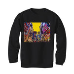 Air Jordan 5 RED AND YELLOW 2020 Black T-Shirt (Tokyo city) - illCurrency Sneaker Matching Apparel