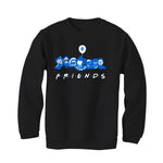 Air Jordan 5 “Racer Blue” Black T-Shirt (Friends)