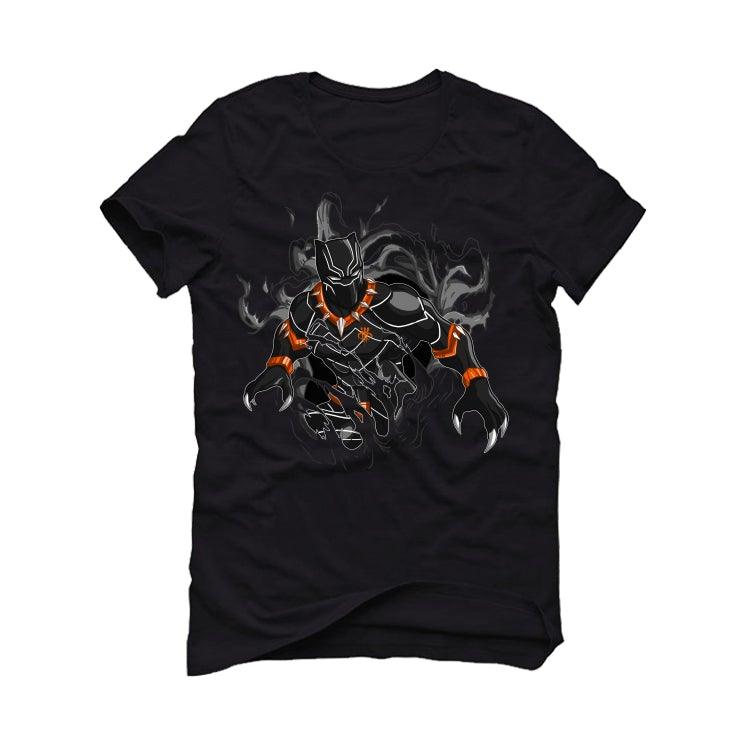 Air Jordan 1 High OG “Electro Orange” 2021 Black T-Shirt (Black panther) - illCurrency Sneaker Matching Apparel