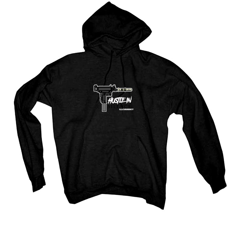 Air Jordan 12 “Playoffs” 2022 Black T-Shirt (Hustle in silence)