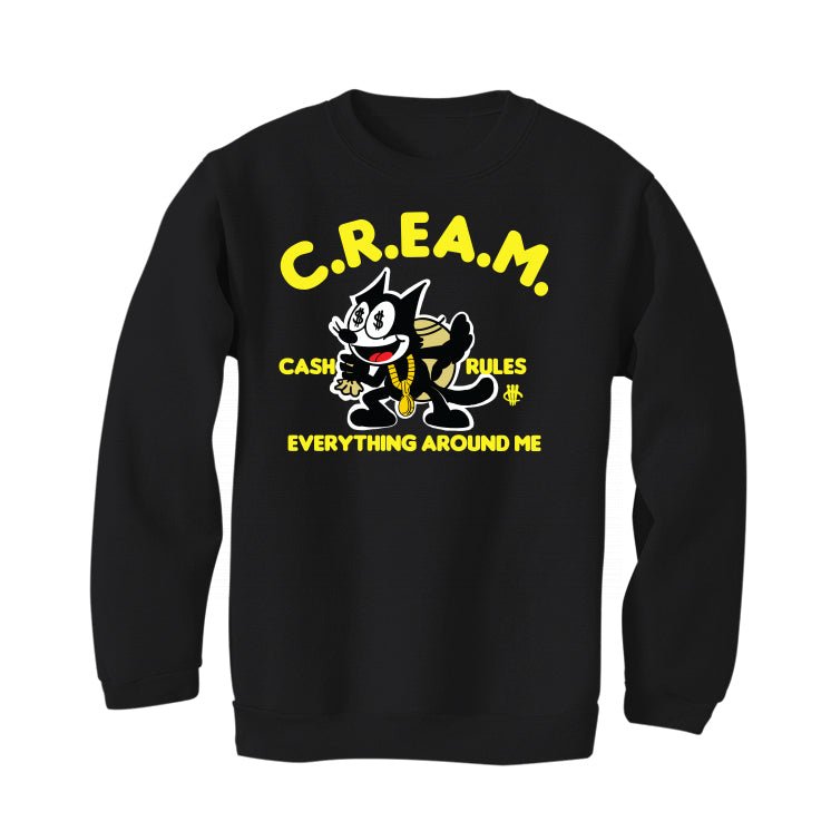 Air Jordan 4 "Thunder"| Illcurrency Black T-Shirt (Cash rules)