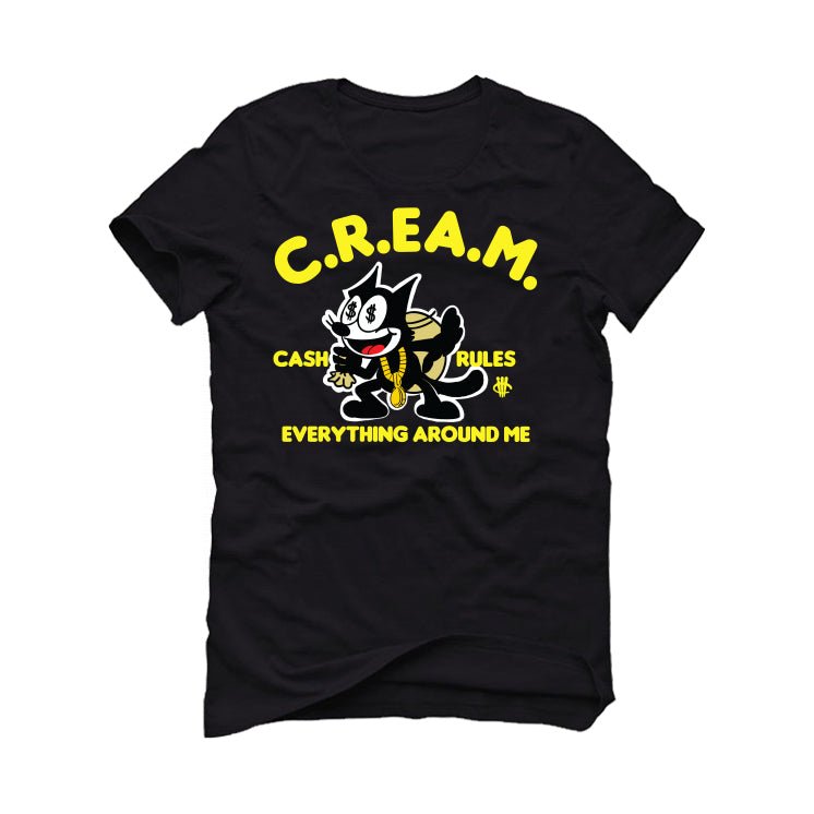 Air Jordan 4 "Thunder"| Illcurrency Black T-Shirt (Cash rules)