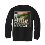 Air Jordan 4 Seafoam aka “Oil Green” - Black T-Shirt (BITE IT)