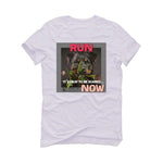 Jordan 5 Low Arctic pink White T-Shirt (IT'S OKAY TO BE SCARED) - illCurrency Sneaker Matching Apparel
