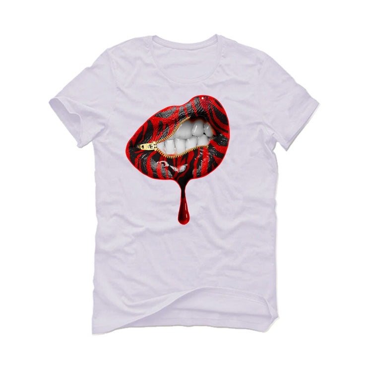 Air Jordan 11 “Cherry” White T-Shirt (LIPS UNSEALED)