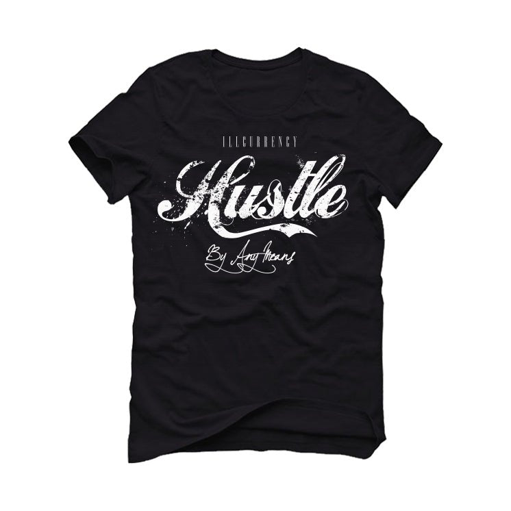 Air Jordan 1 Mid WMNS "Homage" Black T-Shirt (Hustle By Any Means)