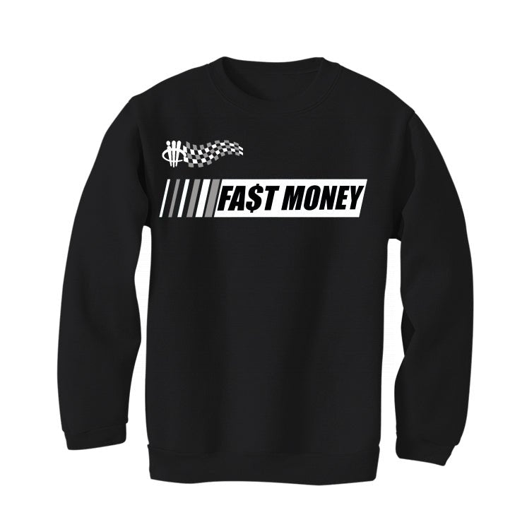 Air Jordan 1 Retro High '85 OG 'Black White' - Black T-Shirt (Fast Money)