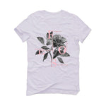 Air Jordan 5 GS Pink Foam White T-Shirt (Roses) - illCurrency Sneaker Matching Apparel
