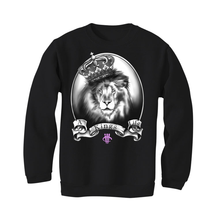 Air Jordan 7 GS “Barely Grape” Black T-Shirt (King's Life)