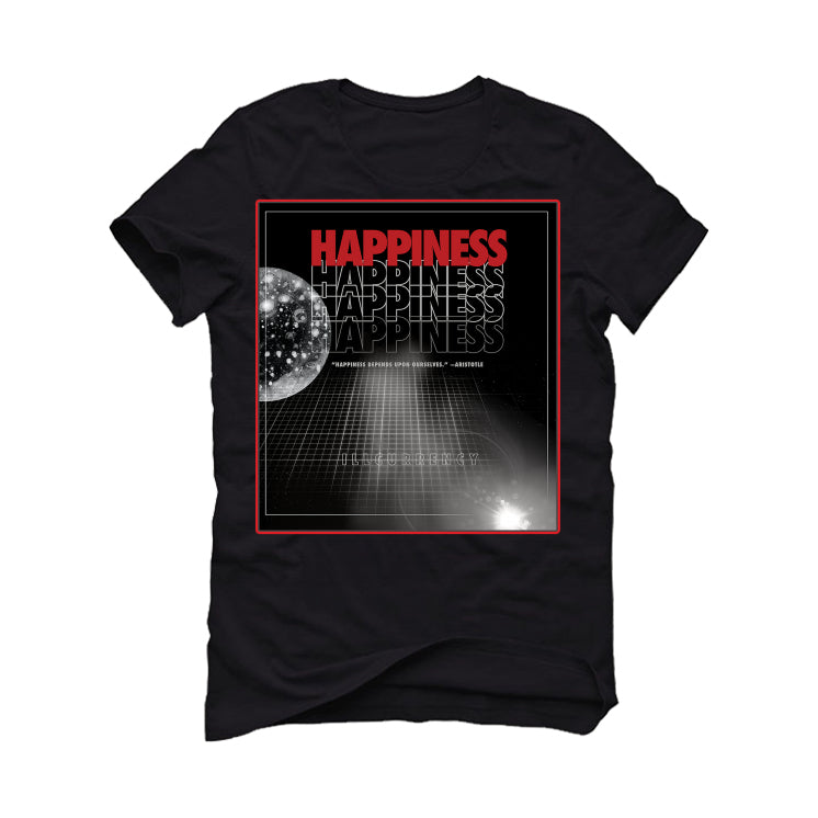 Air Jordan 9 “Fire Red” Black T-Shirt (HAPPINESS)