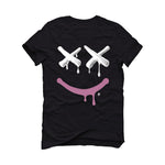 Air Jordan 1 Mid "Berry" Black T-Shirt (Happy Drip)