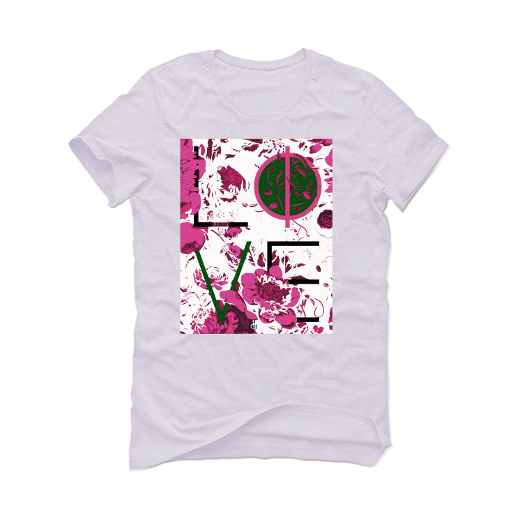 Air Jordan 12 "Floral" White T-Shirt (LOVE)