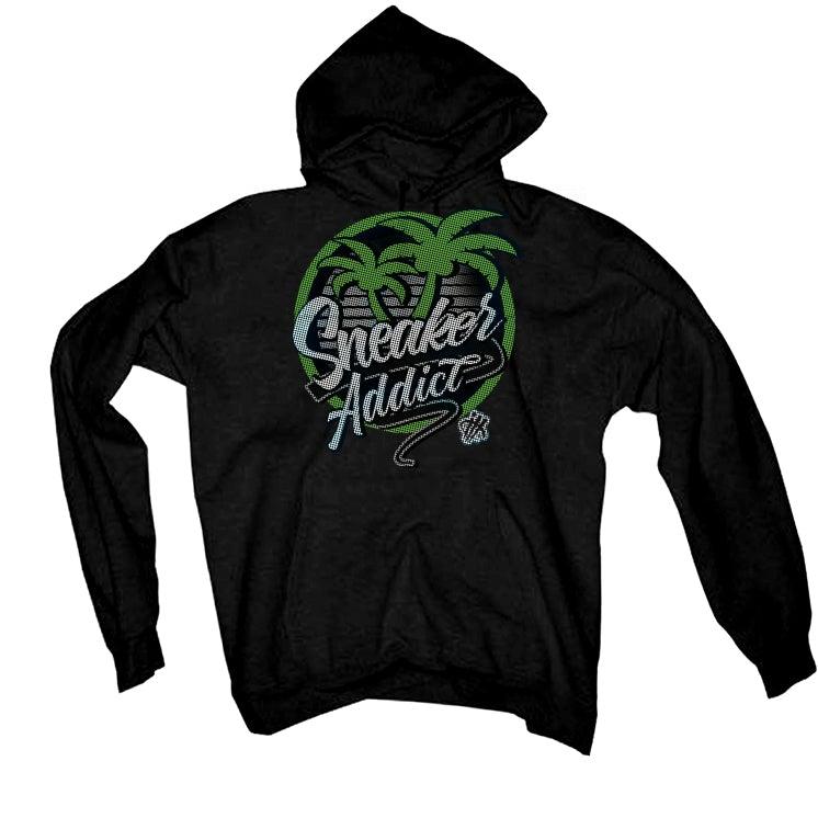 Air Jordan 6 “Electric Green” Black T-Shirt (SNEAKER ADDICT) - illCurrency Sneaker Matching Apparel