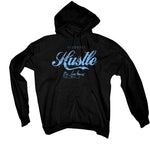 Air Jordan 13 “Black UNC” Black T-Shirt (Hustle By Any Means)