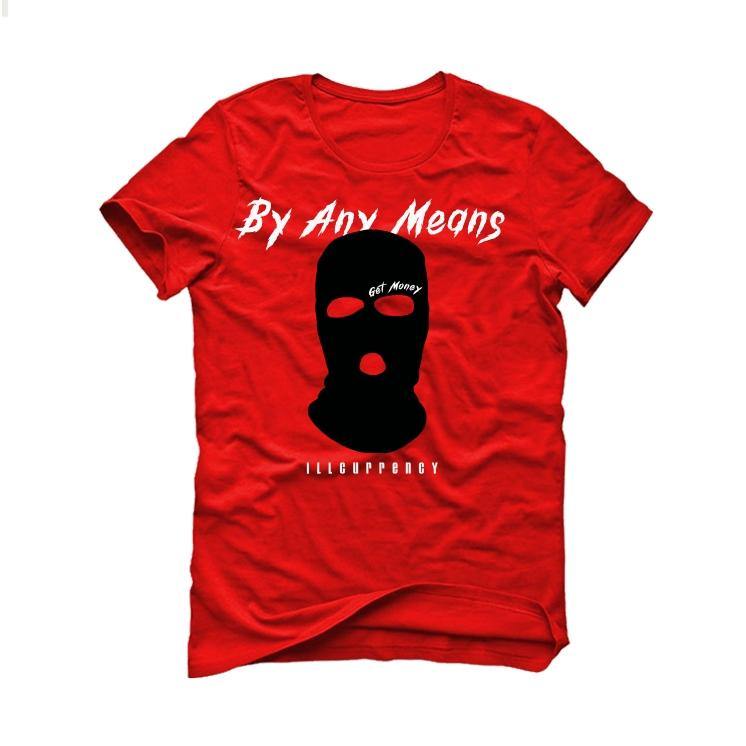 Air Jordan 3 Red Cement (Chicago All-Star) Red T-Shirt (By any means) - illCurrency Sneaker Matching Apparel