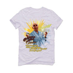 Air Jordan 1 Mid Fearless (Maison Chateau Rouge) White T-Shirt (RFD) - illCurrency Sneaker Matching Apparel