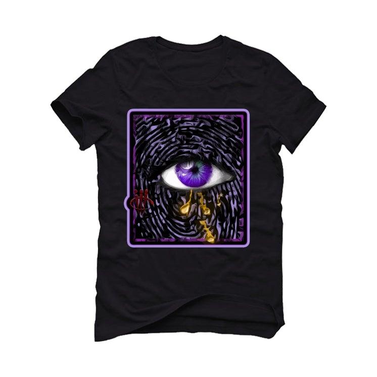 Air Jordan 14 “Doernbecher" Black T-Shirt (eye print) - illCurrency Sneaker Matching Apparel