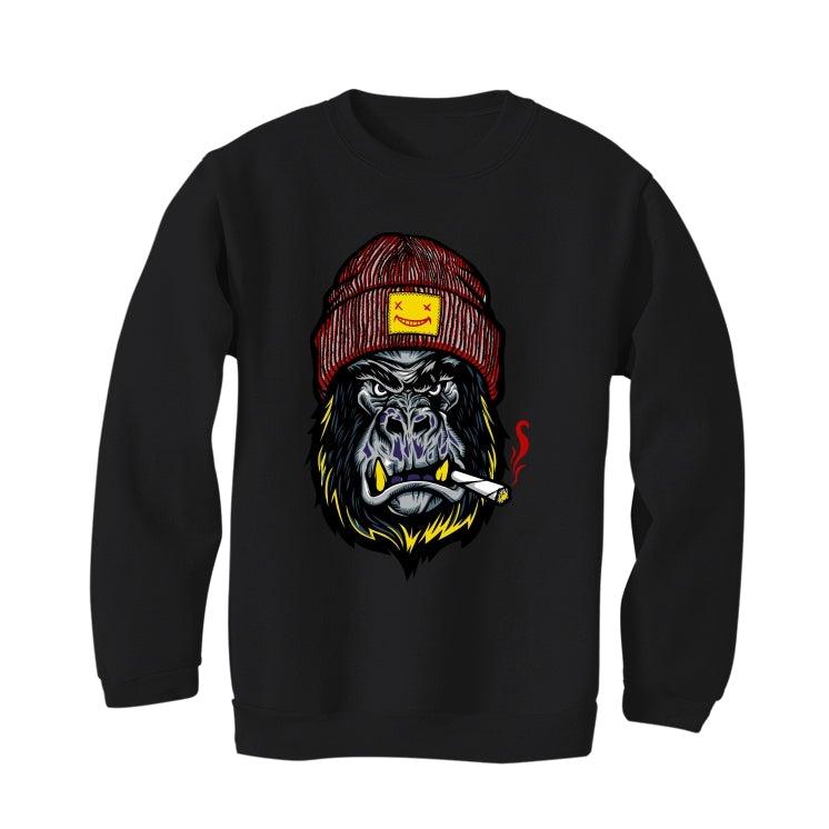 Air Jordan 5 RED AND YELLOW 2020 Black T-Shirt (G smoker) - illCurrency Sneaker Matching Apparel