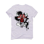 Jordan 13 Playoffs - White T-Shirt (Iron Bull)