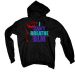 Jordan 5 Retro Top 3 2020 Black T-Shirt (I cant breathe BLM) - illCurrency Sneaker Matching Apparel