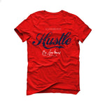 The Air Jordan 1 Mid SE "USA" | illCurrency Red T-Shirt (Hustle By Any Means)