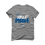 Air Jordan 1 High OG “True Blue” Grey T-Shirt (Self Made)