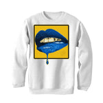 AIR JORDAN 14 LANEY |ILLCURRENCY White T-Shirt (LIPSTICK)