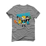 Air Jordan 5 Aqua - Grey T-Shirt (Paid in Full)
