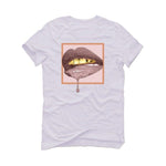 Air Jordan 6 WMNS Gold Hoops White T-Shirt (LIPSTICK) - illCurrency Sneaker Matching Apparel