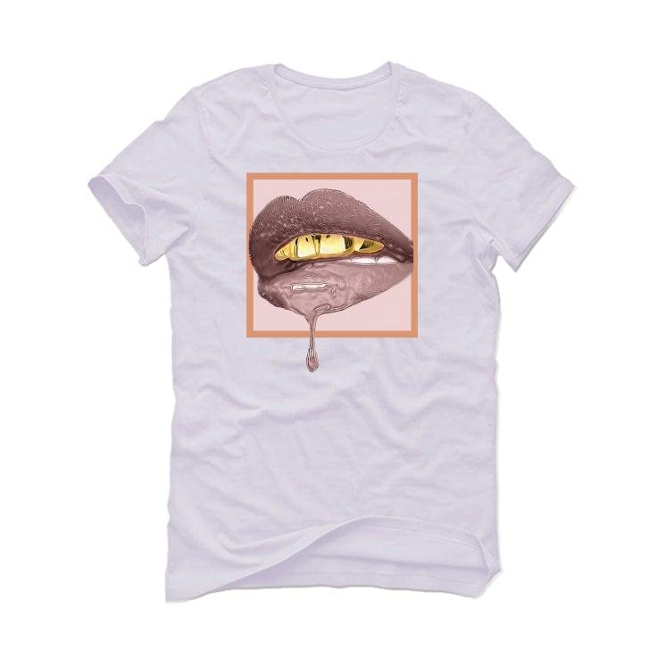Air Jordan 6 WMNS Gold Hoops White T-Shirt (LIPSTICK) - illCurrency Sneaker Matching Apparel