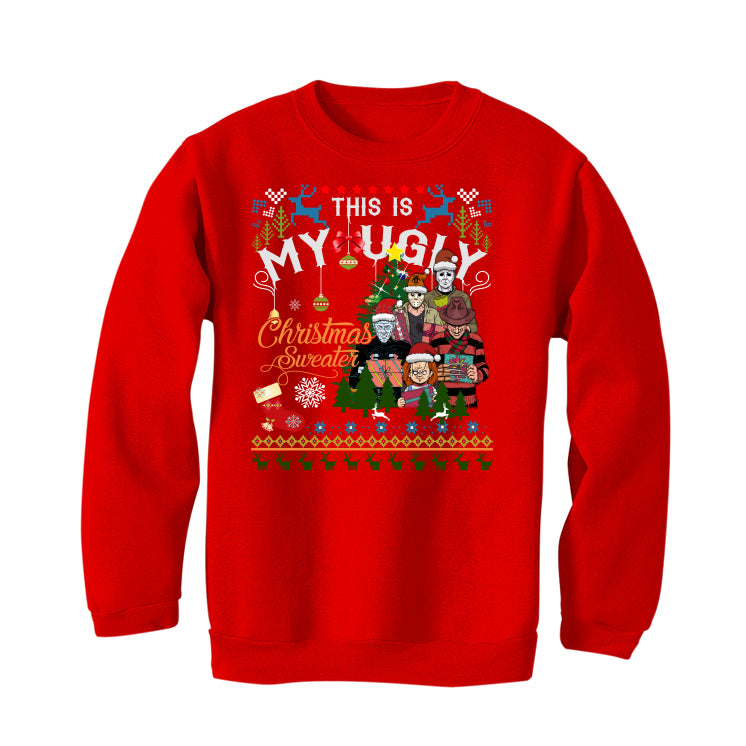 CHRISTMAS UGLY SWEATERS Red T-Shirt (This My Ugly Christmas Sweater)