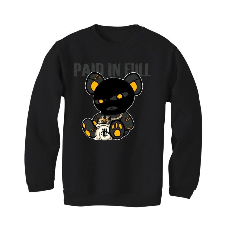 Air Jordan 9 “University Gold” 2021 Black T-Shirt (Paid in Full) - illCurrency Sneaker Matching Apparel