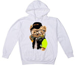 AIR JORDAN 1 HI VOLT GOLD 2021 White T-Shirt (ill C bear) - illCurrency Sneaker Matching Apparel