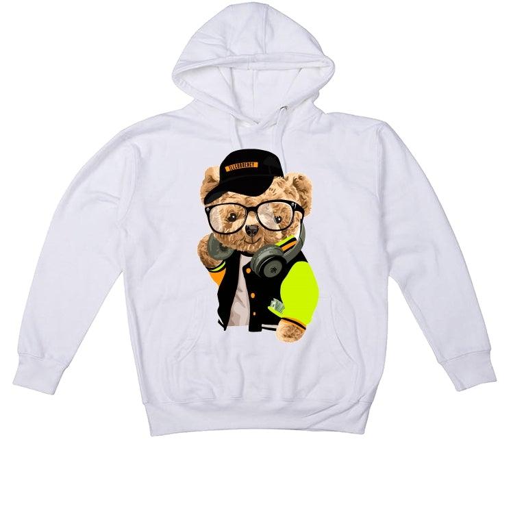 AIR JORDAN 1 HI VOLT GOLD 2021 White T-Shirt (ill C bear) - illCurrency Sneaker Matching Apparel