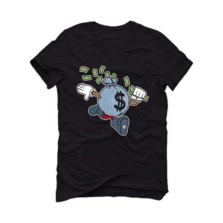 Air Jordan 6 “Washed Denim” Black T-Shirt (Run That) - illCurrency Sneaker Matching Apparel