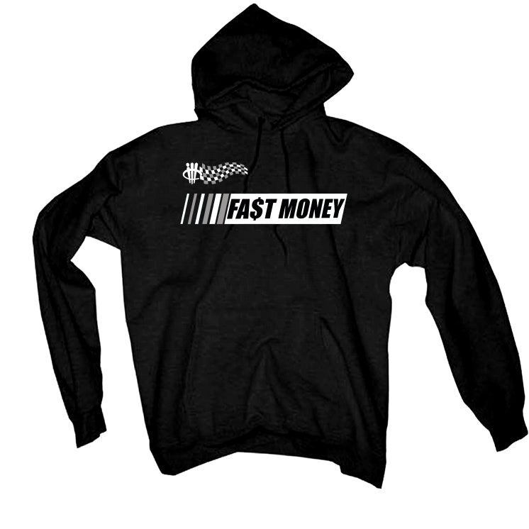 Air Jordan 1 Retro High '85 OG 'Black White' - Black T-Shirt (Fast Money)